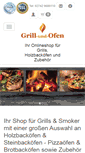 Mobile Screenshot of grill-und-ofen.de